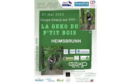 Coupe Grand-Est La Geko du P’tit Bois - dimanche 21 mai 2023